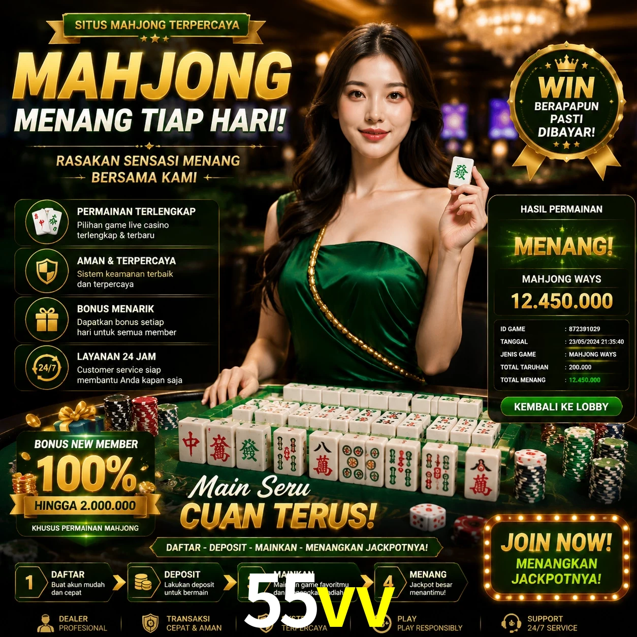 Cashback VIP 55vv - reembolso semanal